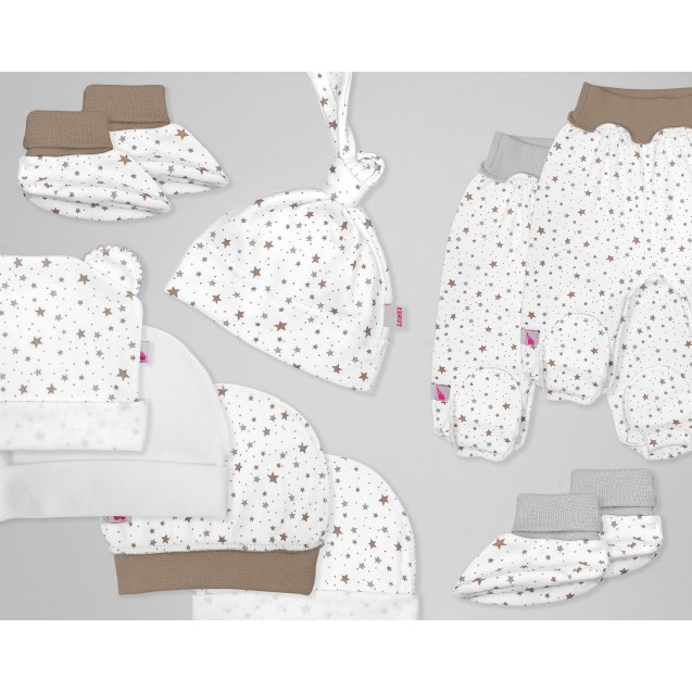 Большой комплект одежды для новорожденного Moon and Cotton