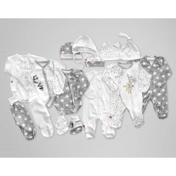 Великий комплект в пологовий будинок Retro and Moon з двома авторськими принтами