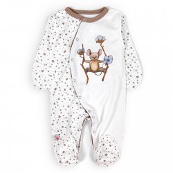 Человечек для малыша Cotton с авторским принтом Человечек для малыша Cotton с авторским принтом