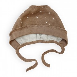 Чепчик на завязках Mocco с наружными швами