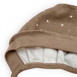 Чепчик на завязках Mocco с наружными швами