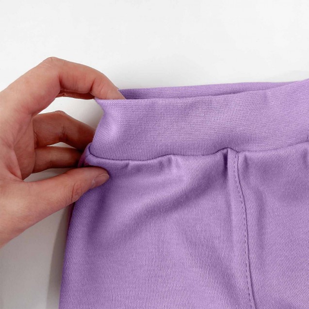 Дитячі штани з трикотажної тканини Lavender