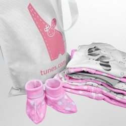 Сумка одягу в пологовий будинок для дівчинки 12в1 Pink Сумка одягу в пологовий будинок для дівчинки 12в1 Pink