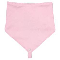Розовый однотонный слюнявчик для девочки Rose Розовый однотонный слюнявчик для девочки Rose