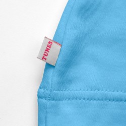 Шапочка с узелком однотонная голубая Frosty