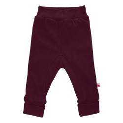 Однотонні штанці з трикотажу Wine