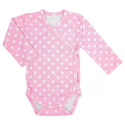 Боді для дівчинки в горошок Pink Боді для дівчинки в горошок Pink
