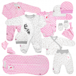 Сумка одягу в пологовий будинок для дівчинки 12в1 Pink Сумка одягу в пологовий будинок для дівчинки 12в1 Pink