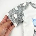 Боді котоновий з коротким рукавом Retro