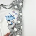 Боді котоновий з коротким рукавом Retro