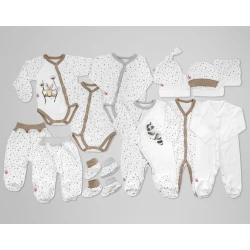 Большой комплект одежды для новорожденного Moon and Cotton