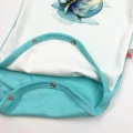 Illustrated Cotton Short-Sleeve Baby Bodysuit – Breeze Turtle