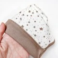 Чепчик на зав'язках Cotton із зовнішніми швами