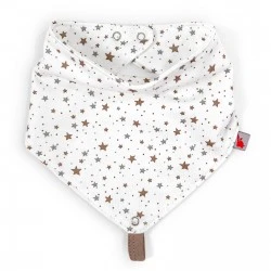 Непромокаемый тканевый слюнявчик Cotton