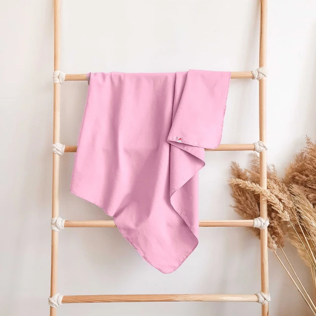 Фланелевая пеленка большого размера однотонная Rose