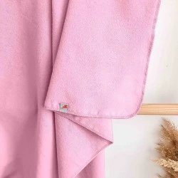 Фланелевая пеленка большого размера однотонная Rose