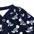 Puppy Print Cotton Newborn Bodysuit – York