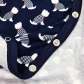 Puppy Print Cotton Newborn Bodysuit – York