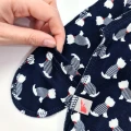 Puppy Print Cotton Newborn Bodysuit – York