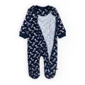 Cotton Zip Baby Sleepsuit – York