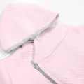 Warm Quilted Hooded Baby Girl Jumpsuit Love