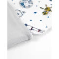 Cosmic Print Cuffed Newborn Hat – Space