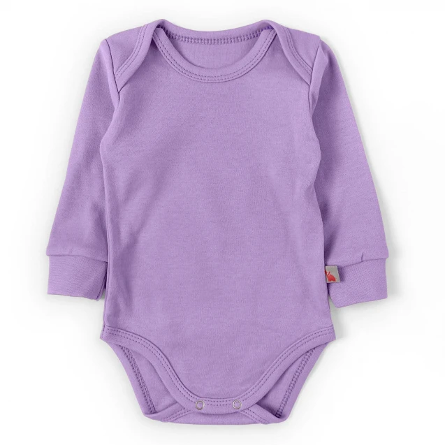 Боді-човник з довгим рукавом Lavender