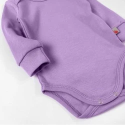 Боді-човник з довгим рукавом Lavender