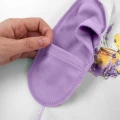 Illustrated Cotton Newborn Sleepsuit – Lavender Bee