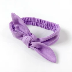 Knotted Baby Headband – Lavender