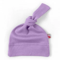 Cotton Newborn Knot Hat – Lavender