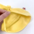 Трикотажна шапочка з вузликом жовтого кольору Lemon
