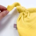 Трикотажна шапочка з вузликом жовтого кольору Lemon