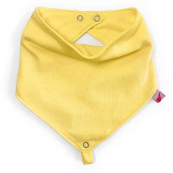 Желтый однотонный слюнявчик Lemon