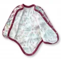Floral Print Cotton Newborn Bodysuit – Magenta