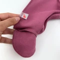 Комбінезон бавовняний однотонний для немовлят Magenta