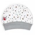 Cuffed Newborn Hat with External Seam – Moon