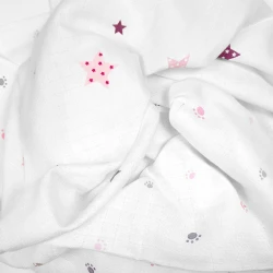 Муслінові пелюшки великого розміру 2шт в комплекті Girl