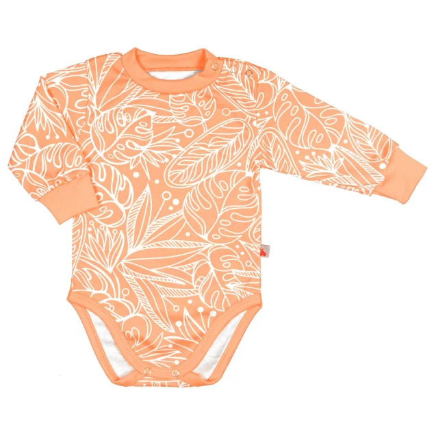 Cotton Baby Bodysuit with Shoulder Snaps – Nectar