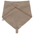 Однотонный кофейный слюнявчик для ребенка Choco