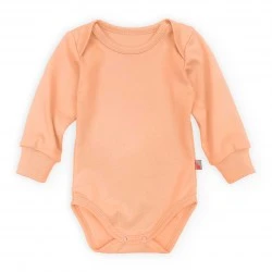 Боді однотонний персикового кольору Peach