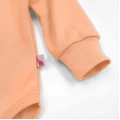Solid Long-Sleeve Baby Bodysuit – Peach