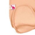Cotton Baby Sleepsuit with Closed Feet – Peach | 100% Cotton