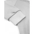 Solid Cotton Open-Foot Baby Sleepsuit – Gray