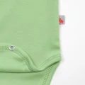 Solid Cotton Short-Sleeve Baby Bodysuit – Olive