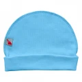Cotton Newborn Hat with External Seam – Frosty