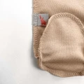 Solid Cotton Newborn Sleepsuit & Hat Set – Crema