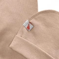 Solid Cotton Newborn Sleepsuit & Hat Set – Crema