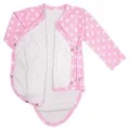 Боді для дівчинки в горошок Pink