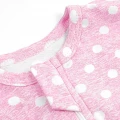Пелюшка на блискавці для дівчинки в горошок Pink